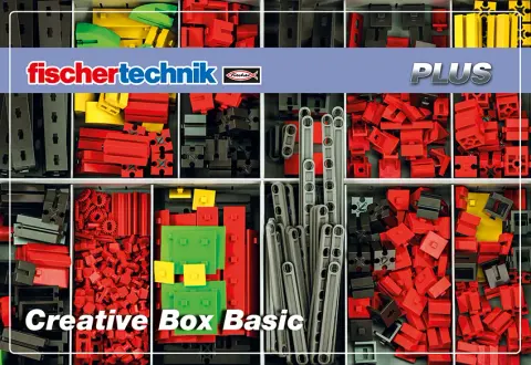 zestaw Cretive Box Basic klocki konstrukcyjne 630 el. Fischertechnik
