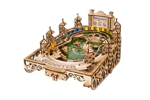 Pinball Quidditch drewniane puzzle 3d Ugears – ruchomy model do składania