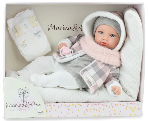 Lalka_Reborn Noa_Pink z poduszką Marina & Pau 3171