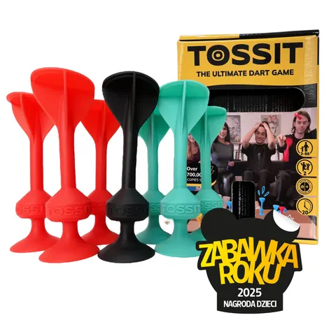 TOSSIT Zestaw Startowy – Silikonowe Rzutki z Przyssawkami (7 szt.)