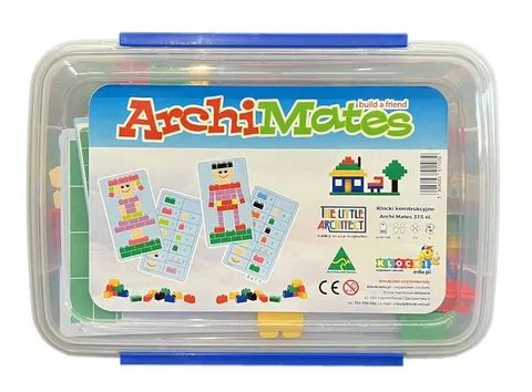 Little Architect ArchiMates 315 el. – edukacyjne klocki konstrukcyjne zestaw figurek