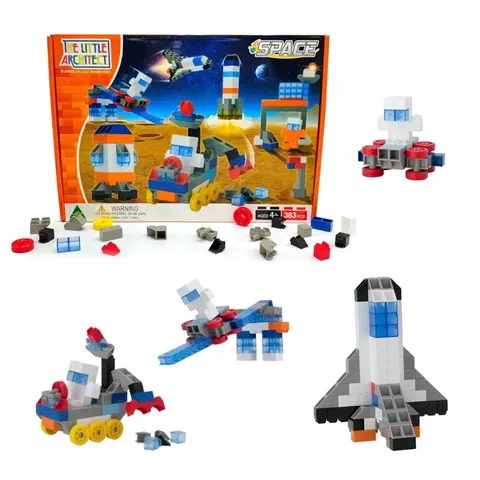 Klocki Little Architect Space Box 383 el.