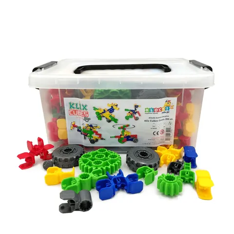 Klocki konstrukcyjne Klix Cubes Gears 310 el. 5+