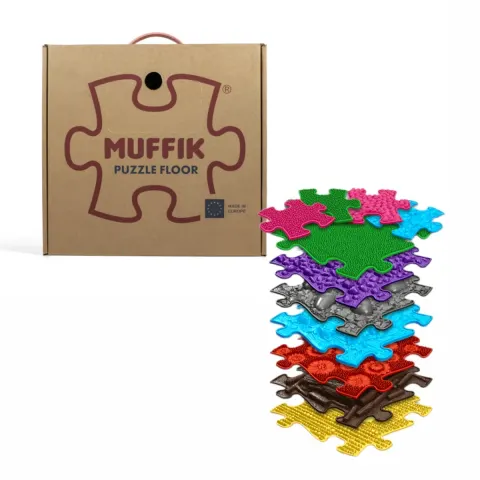 MUFFIK Medium 2 Puzzle dotykowe sensoryczne 11-elementowe