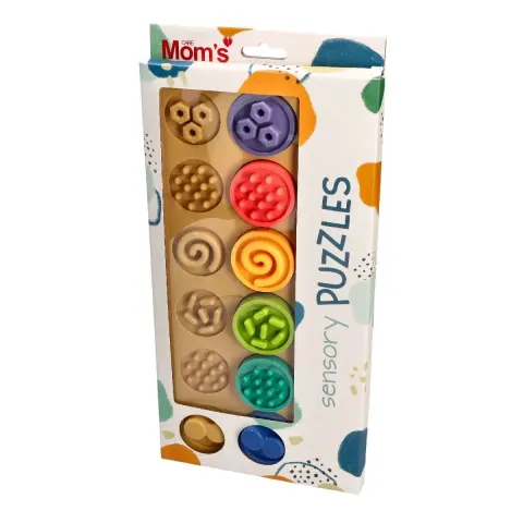 Puzzle sensoryczne kółeczka XL / Mom's Care