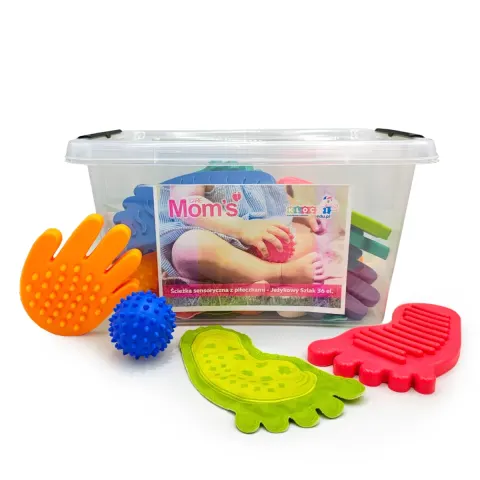 Ścieżka sensoryczna Jeżykowy szlak Mom's Care 36 elementów 18m+