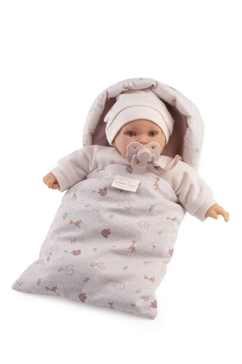 Lalka Kika ze śpiworkiem 27 cm Antonio Juan 11326