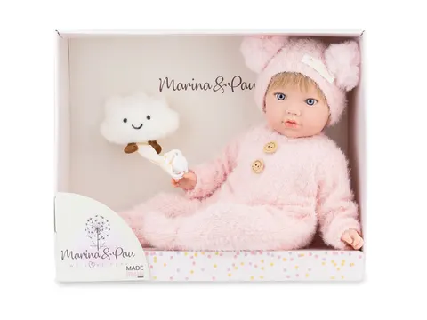 Lalka Alina_Nube z maskotką chmurką Marina & Pau 769