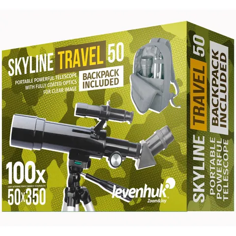 Teleskop dla dzieci Levenhuk Skyline Travel 50