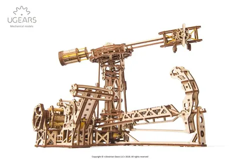 Awiator helikopter + samolot model mechaniczny do składania 726 el. Ugears