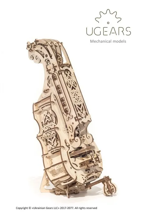 Lira korbowa grający model mechaniczny do składania 292 el. Ugears