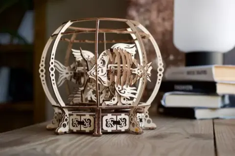Akwarium mechaniczne model do składania 325 el. Ugears