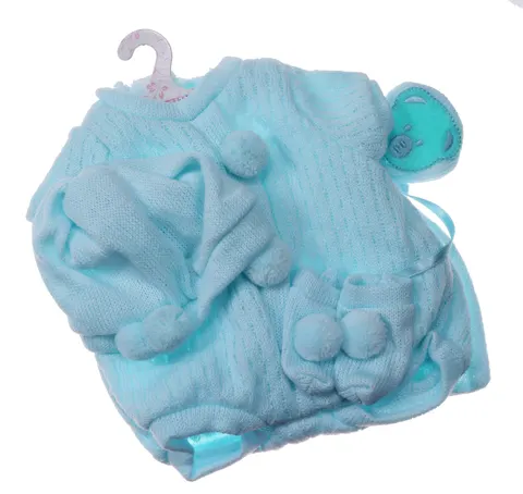 Niebieskie ubranie dla lalki 38 cm