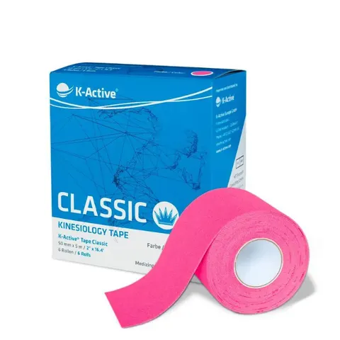 Kinesiology K-Active Tape Nitto Denko 5 m różowy