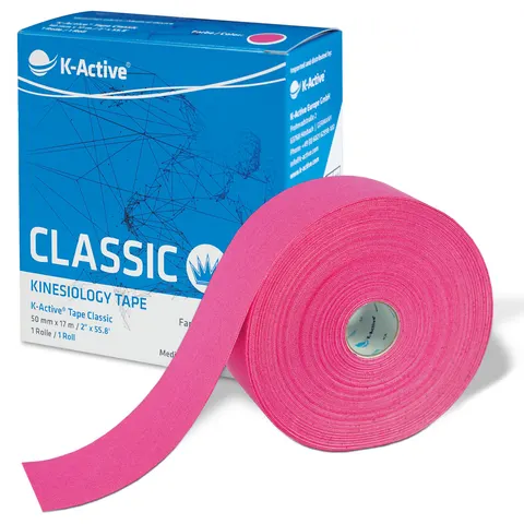 Kinesiology K-Active Tape Nitto Denko 17 m różowy