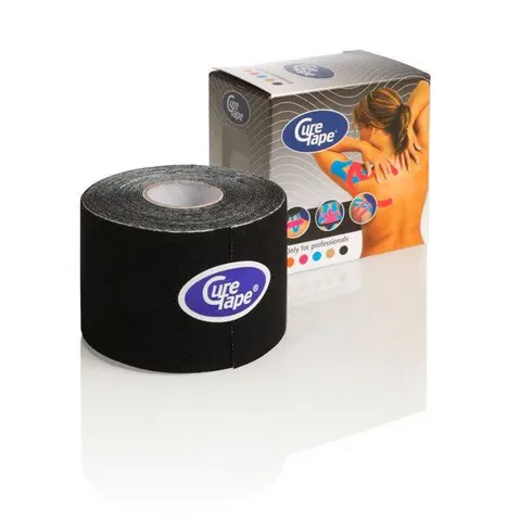 Cure Tape kinesiotaping CLASSIC Czarny 5 cm x 5 m