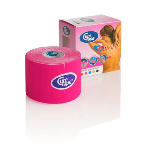 Cure Tape kinesiotaping CLASSIC Różowy 5 cm x 5 m