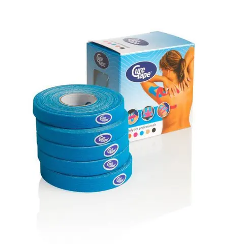 Cure Tape kinesiotaping CLASSIC Niebieski 1 cm x 5 m