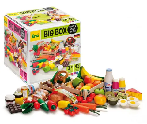 Zestaw produktów spożywczych do zabawy Big Box 43 elementy
