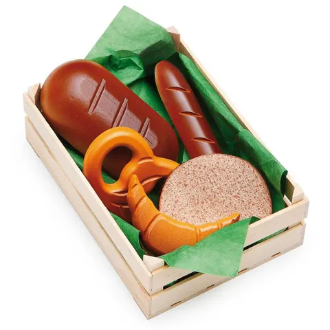 Zestaw pieczywa w skrzyneczce