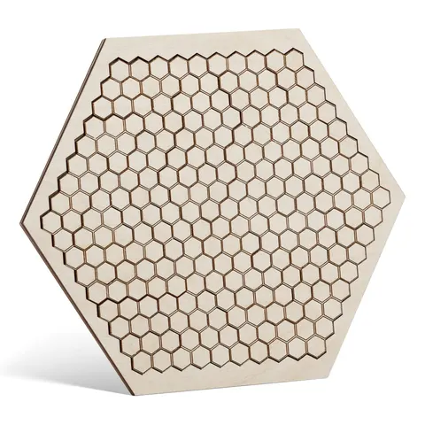 Drewniane puzzle łamigłówka - Plaster miodu (10 elementów)