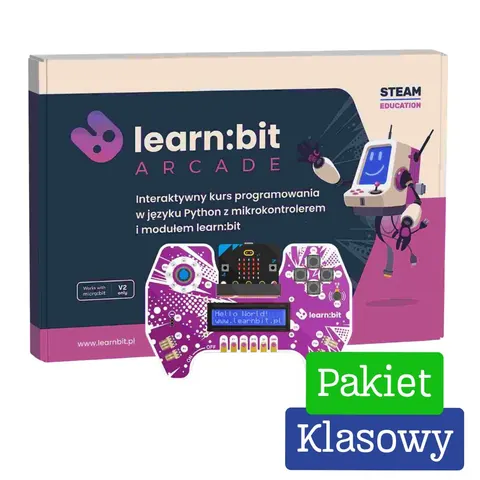 Pakiet klasowy learn:bit Arcade (z płytką micro:bit) Python (10 szt.)
