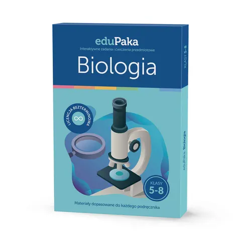 eduPaka Biologia klasa 5–8 – interaktywne zadania i ćwiczenia