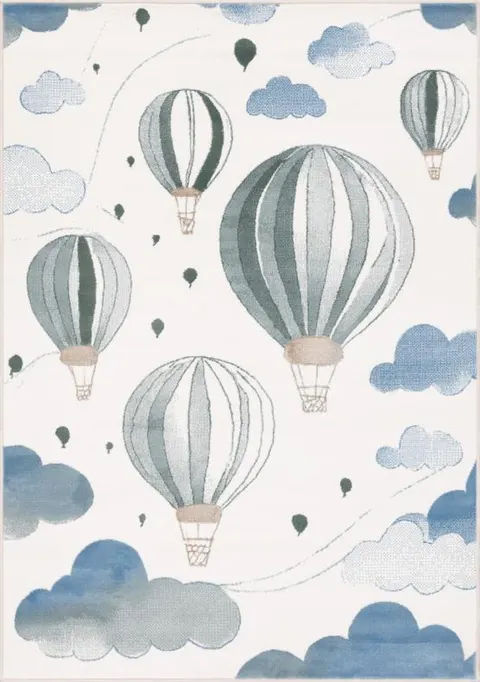 Dywan szkolny BALONY w kolorze perłowym (różne rozmiary)