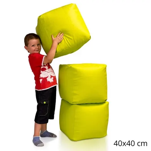 Pufa Kostka Cube (różne rozmiary) - siedzisko dla szkół i przedszkoli