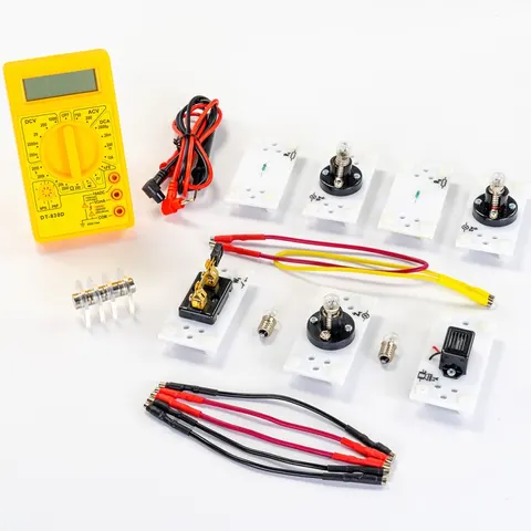 Proste obwody elektryczne z multimetrem – Zestaw dla szkół