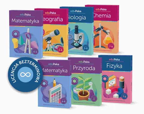 eduPaka Zestaw Matematyczno-Przyrodniczy kl. 4–8 (7 programów)