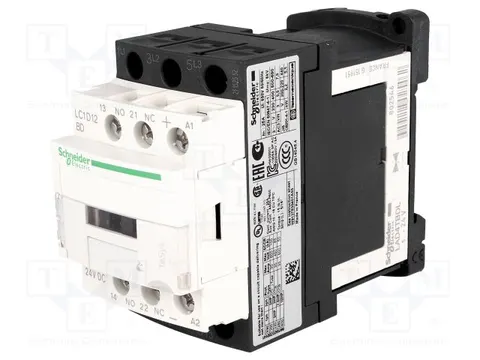 Stycznik 24VDC 5,4W 3B 5,5kW/400V 12A zaciski śrubowe TESYS D