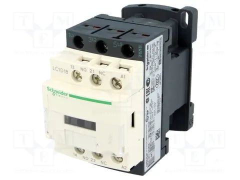 Stycznik 24V 50/60Hz 3B 7,5kW/400V 18A zaciski śrubowe TESYS D