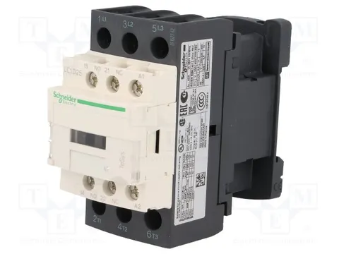 Stycznik 24V 50/60Hz 3B 11kW/400V 25A zaciski śrubowe TESYS D