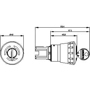 3SU10001HG200AA0 Przycisk grzybkowy SIRIUS ACT