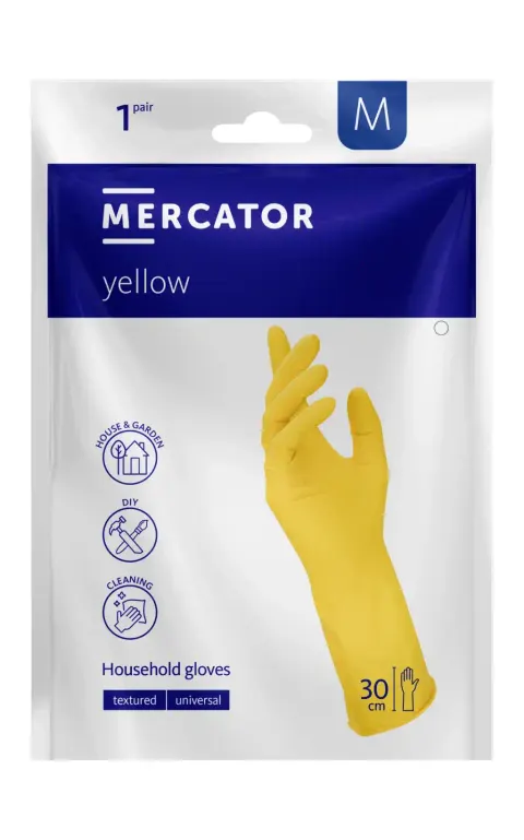 RĘKAWIC GOSPODARCZE LATEKSOWE IDEAL YELLOW M 2SZT