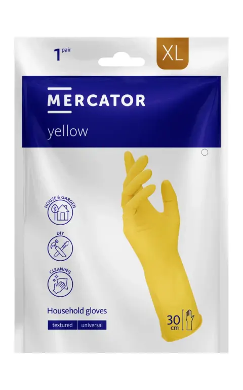 RĘKAWIC GOSPODARCZE LATEKSOWE IDEAL YELLOW XL 2SZT