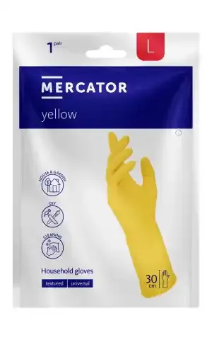 RĘKAWIC GOSPODARCZE LATEKSOWE IDEAL YELLOW L 2SZT