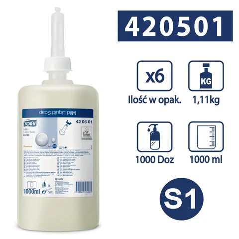 Mydło Tork 420501 W PŁYNIE S1 1L