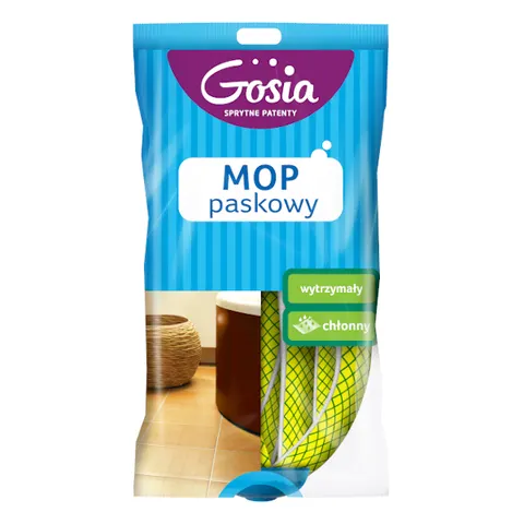 Mop paskowy w komplecie z kijem GOSIA