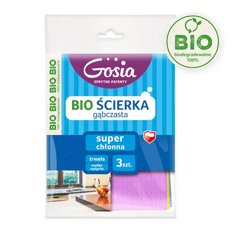 Ścierka gąbczasta BIO GOSIA 3 szt.