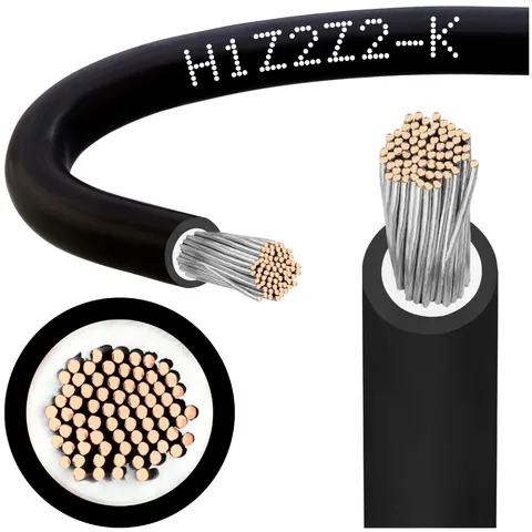 Przewód solarny H1Z2Z2-K 1X6 CZARNY OPIMIZED VERSION