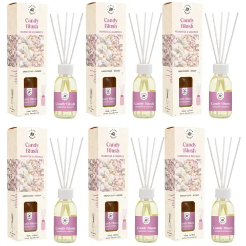 LA CASA DE LOS AROMAS BASIC Patyczki zapachowe OWOCE I KARMEL 95 ml, pakiet 6 opakowań