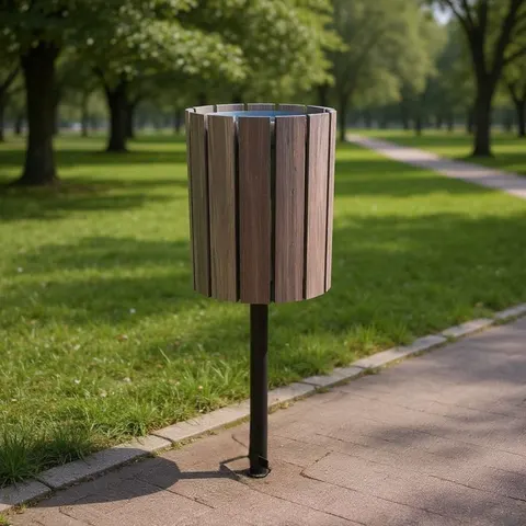 Kosz na odpadki - typ "lizak" z HPL
