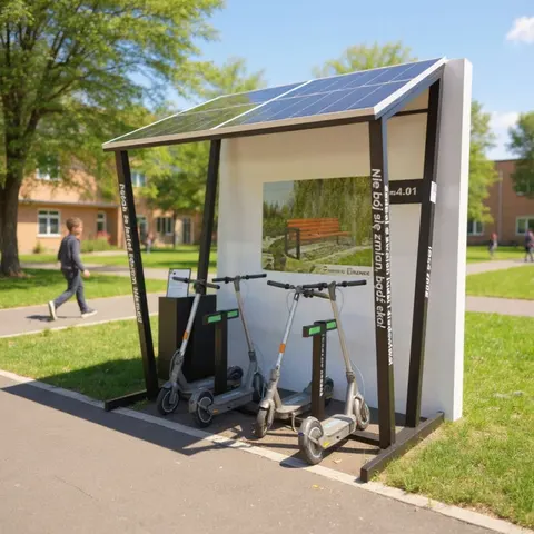 Ładowarka solarna do hulajnóg