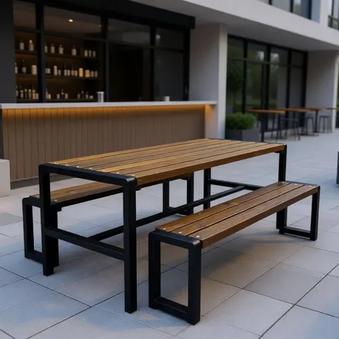Zestaw mebli ogrodowych Elka 175 cm