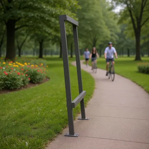 Poręcz dla rowerzystów Paus III