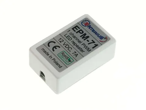 Mini wzmacniacz PWM LED 12-24V DC/EPM-71 Enterius