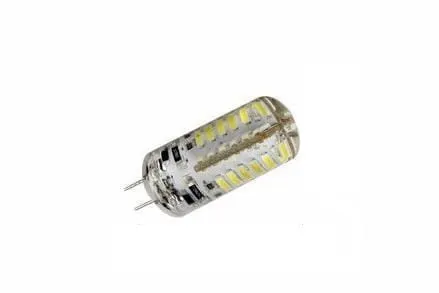 Żarówka LED G4 48SMD 3014H Silicon Zimna Ściemnialna 3W/300lm 12V AC/DC