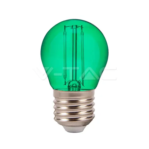 Żarówka Led E27 2W/60lm Dekoracyjna Kolor Zielony